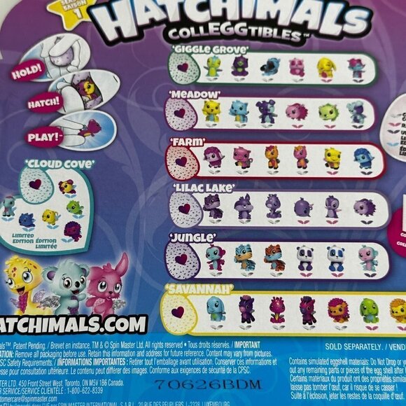 Hatchimals Coleggtibles  4 Pack Plus Orange Tiger RARE HTF Season 1 Mini Figure - Picture 10 of 14